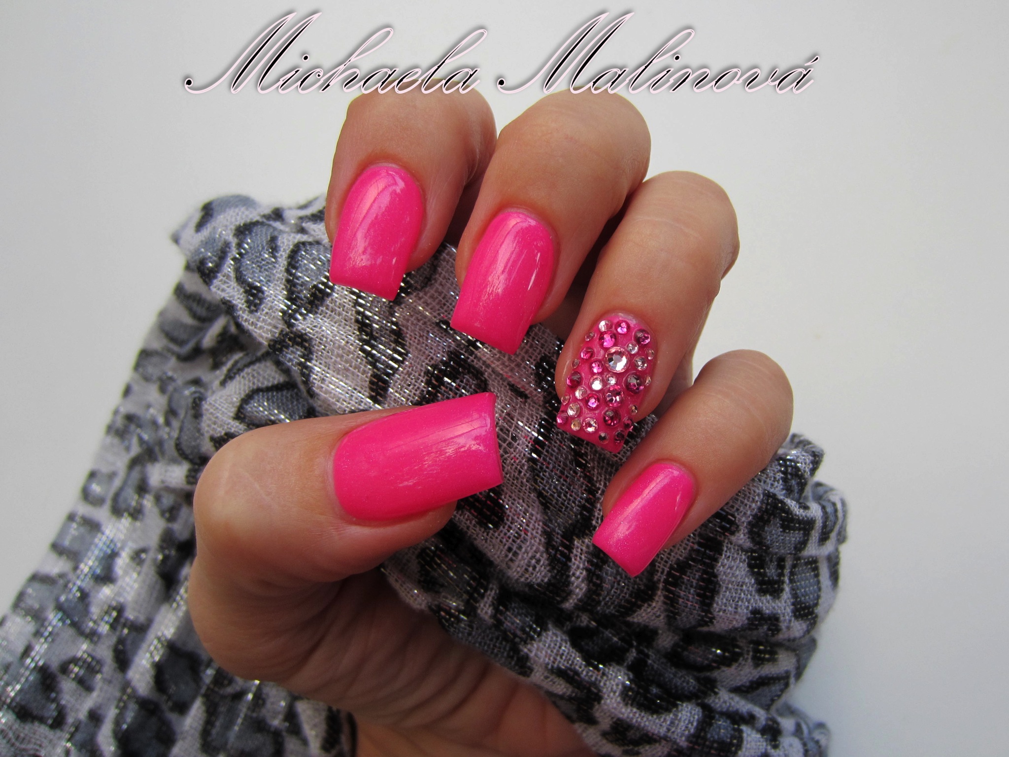topnails - BLACK LINE - UV gel TROPICAL pearl PITAYA 5g