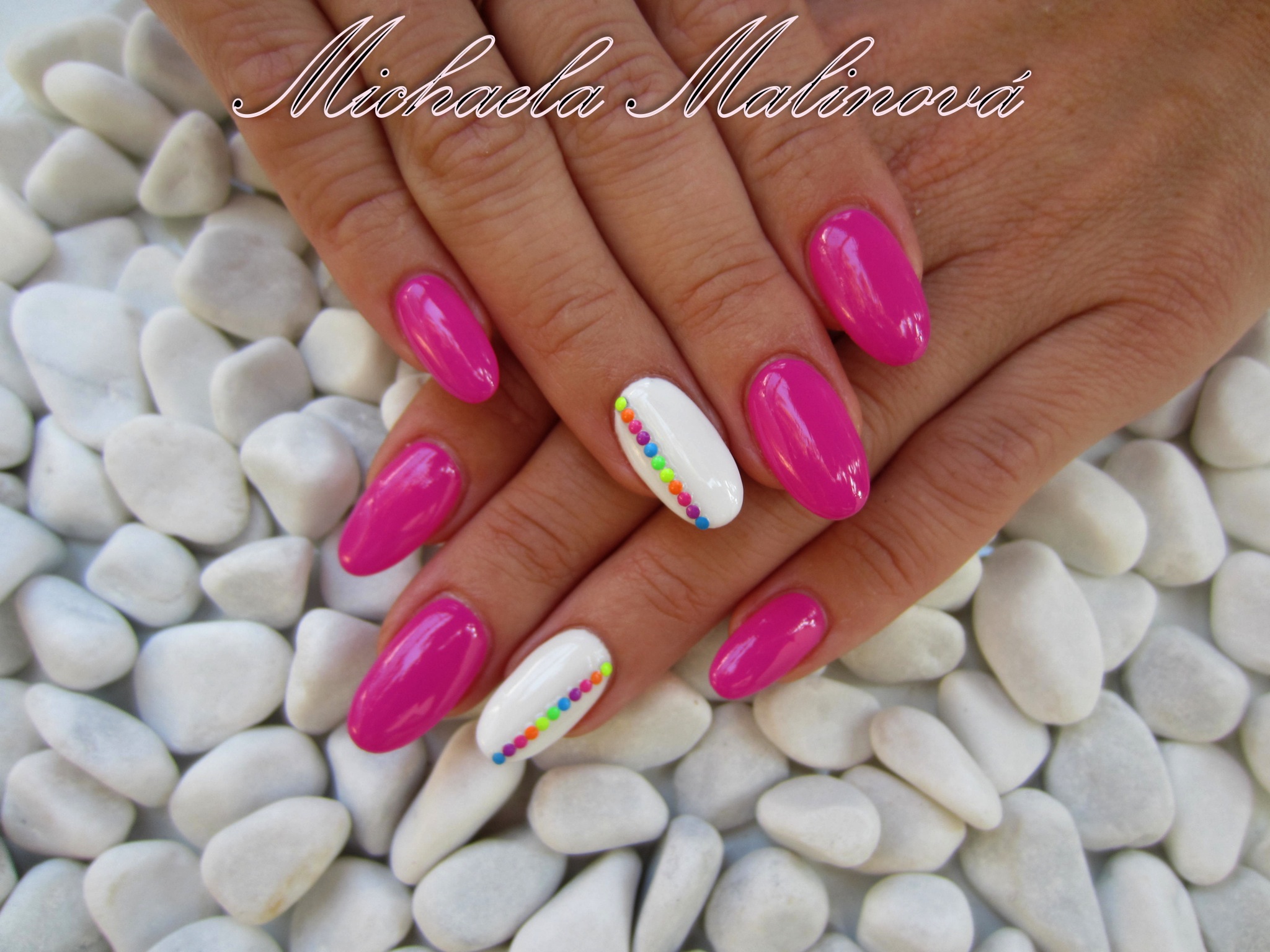 topnails - BLACK LINE - UV gel ULTRA neon FUCHSIA 506 - 5g