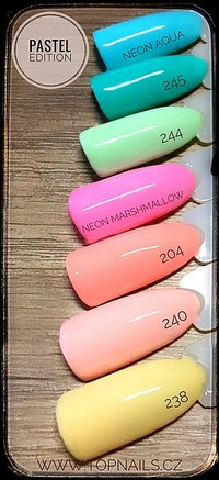topnails - barevný UV gel premium PASTEL 204