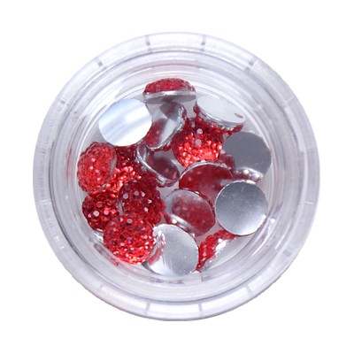 Kamínky diamonds RED 6mm