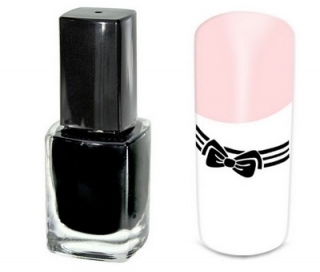 lak na stamping 12ml - BLACK