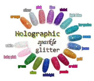 HS glitter - ORANGE